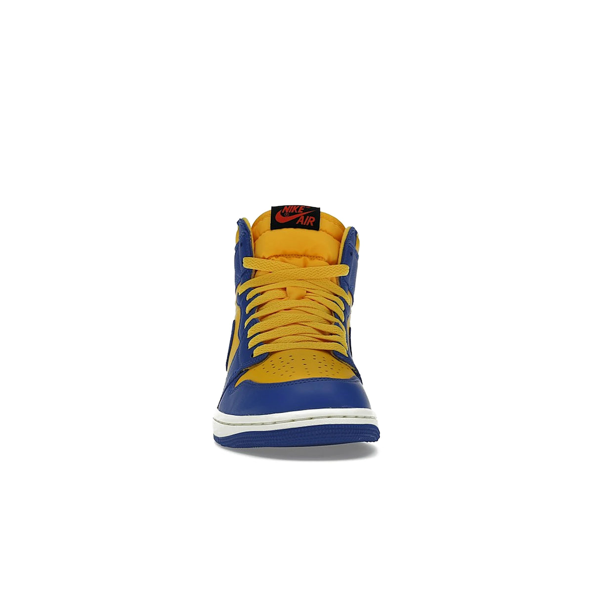 Jordan 1 Retro High OG Reverse Laney in Varsity Maize, Game Royal, Sail, Black, Fire Red, leather – image 2 of 4