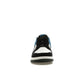 Nike Dunk Low in summit white with industrial blue, black accents, leather upper – image 2 of 4
