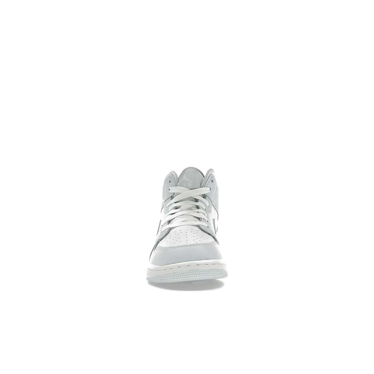 Jordan 1 Mid Cobalt Bliss kids leather sneakers in cobalt, grey, white – image 2 of 4