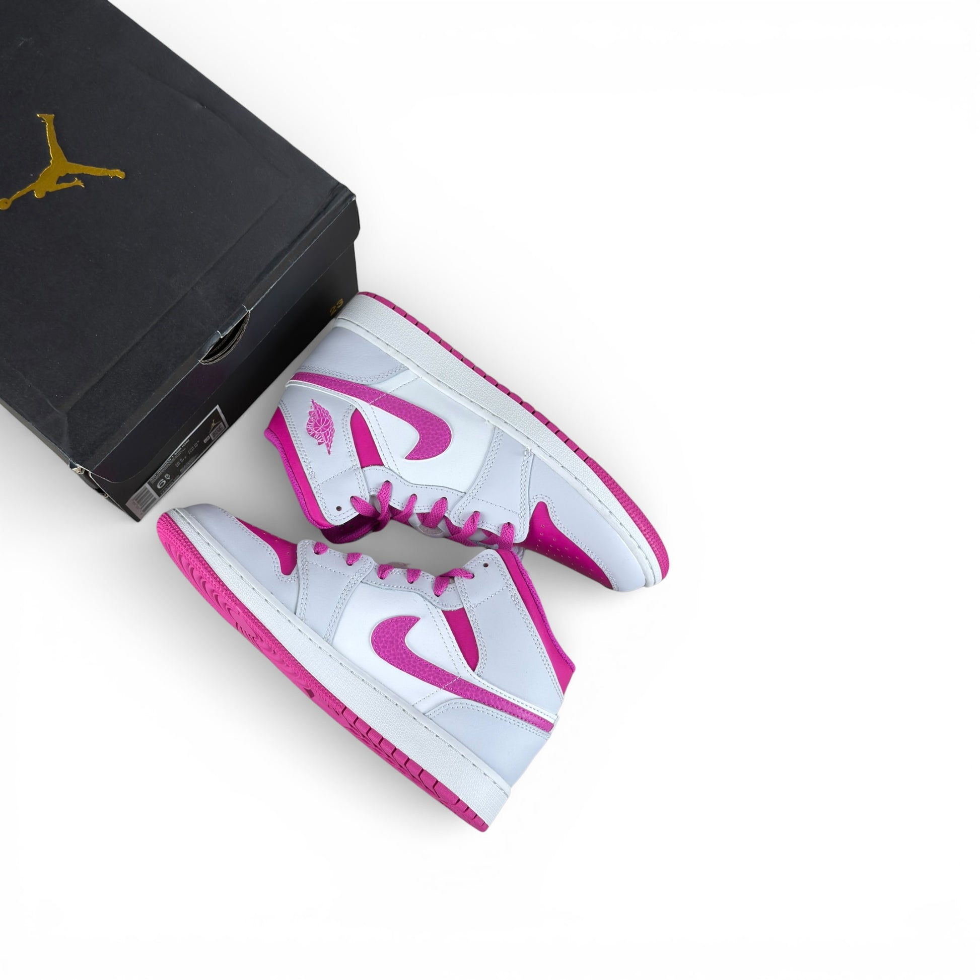 Jordan 1 Mid Fire Pink (GS) FD8780-500 – EU 39, brand new with original box