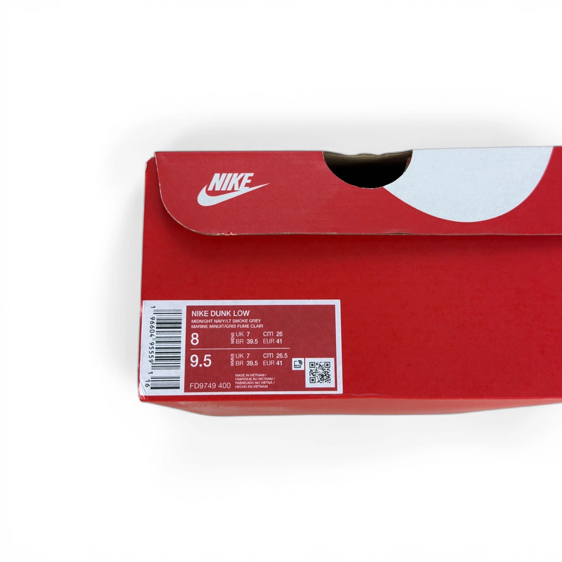 Nike Dunk Low Summit White Midnight Navy FD9749-400 – EU 41, brand new with original box