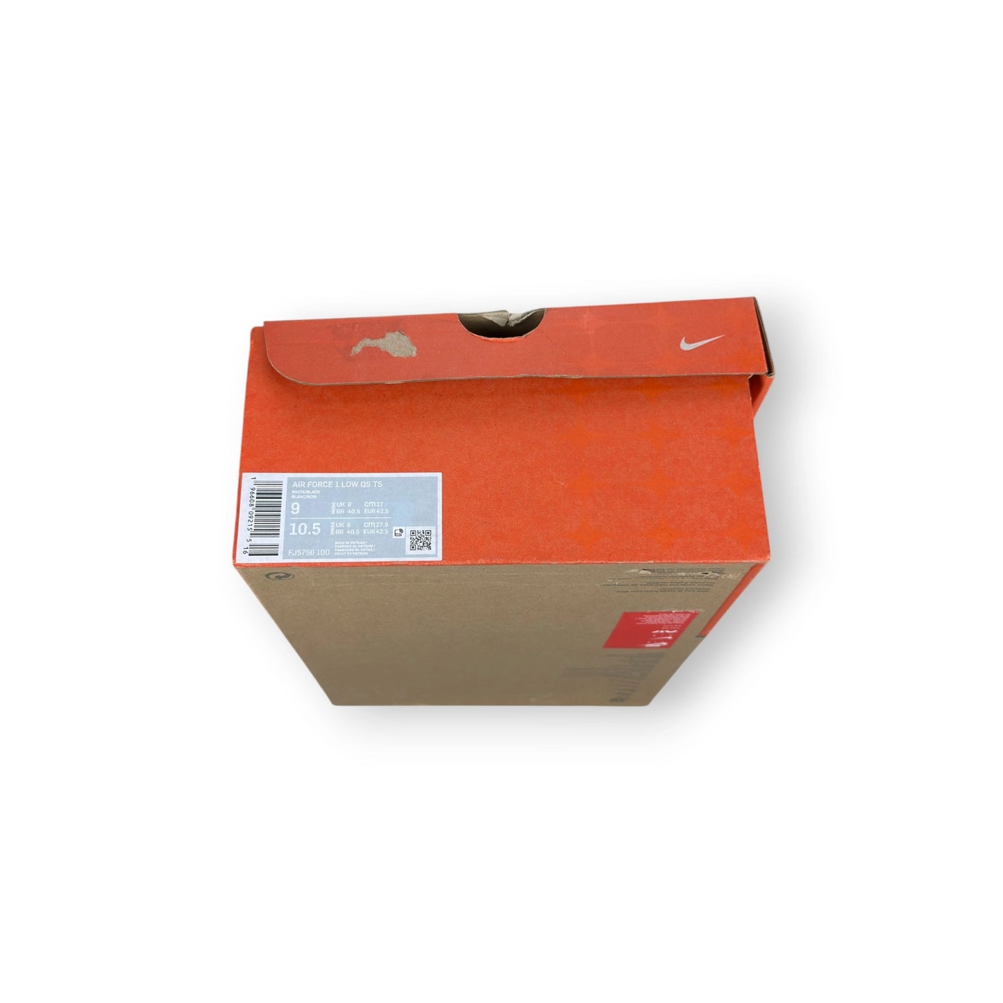 Nike Air Force 1 Low QS Terror Squad Black White FJ5756-100 – EU 42.5, brand new with original box