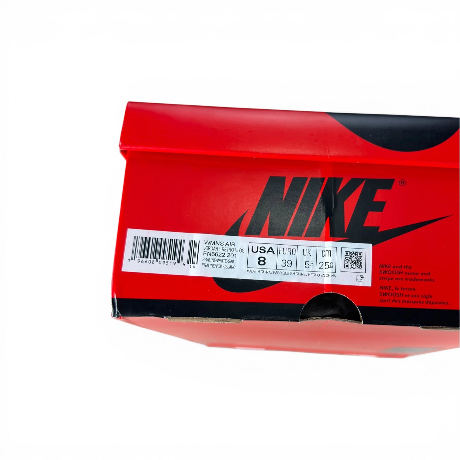 Jordan 1 Retro High OG Praline (Women’s) FN6622-201 – EU 39, brand new with original box