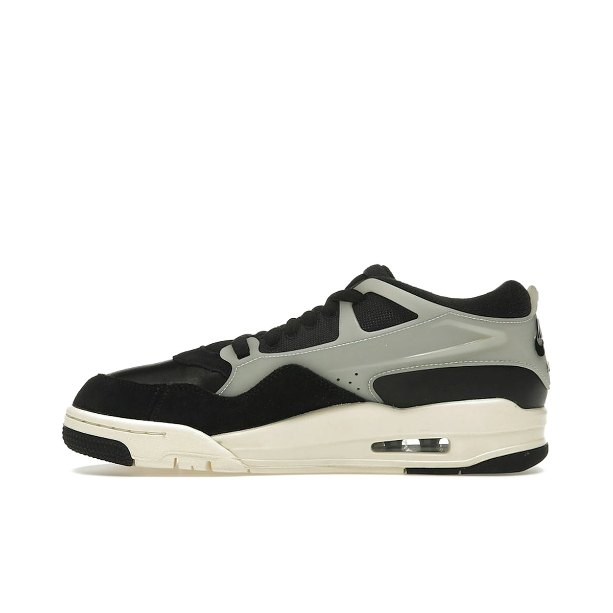 Jordan 4 RM Black Sail sneaker in black, gym red, sail and coconut milk leather – image 3 of 4