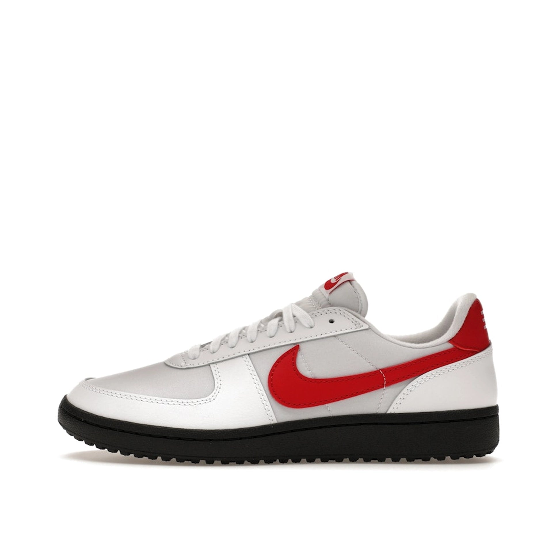 Nike Field General '82 SP sneakers, side view, model FQ8762-100, in white and varsity red.