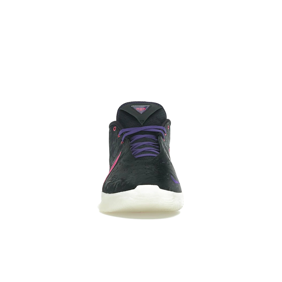 Nike LeBron 22 Blacklight: leather sneaker in black, laser fuchsia, dark grey, field purple, guava ice, vapor – image 2 of 4