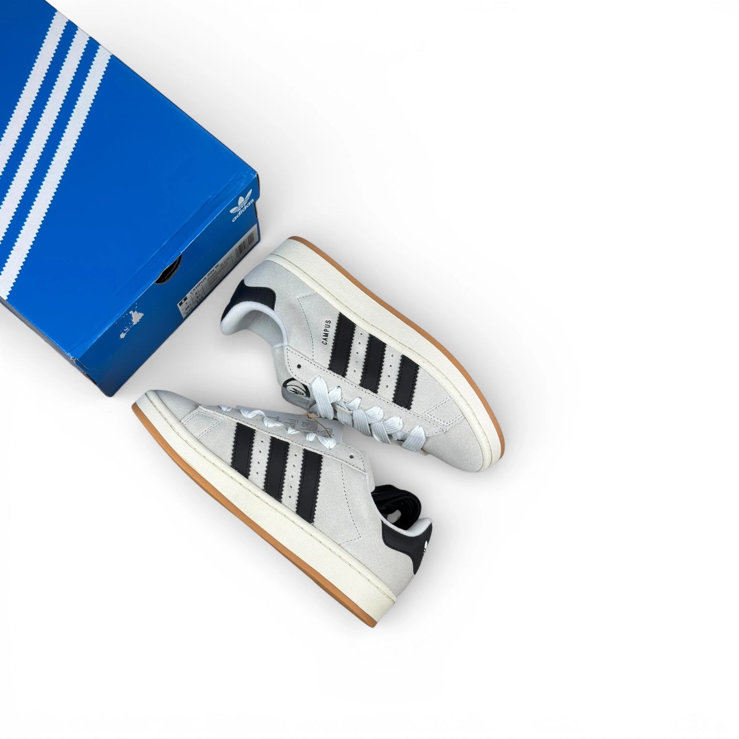 adidas Campus 00s Crystal White Core Black (Women’s) – size EU 38⅔, brand new with original box