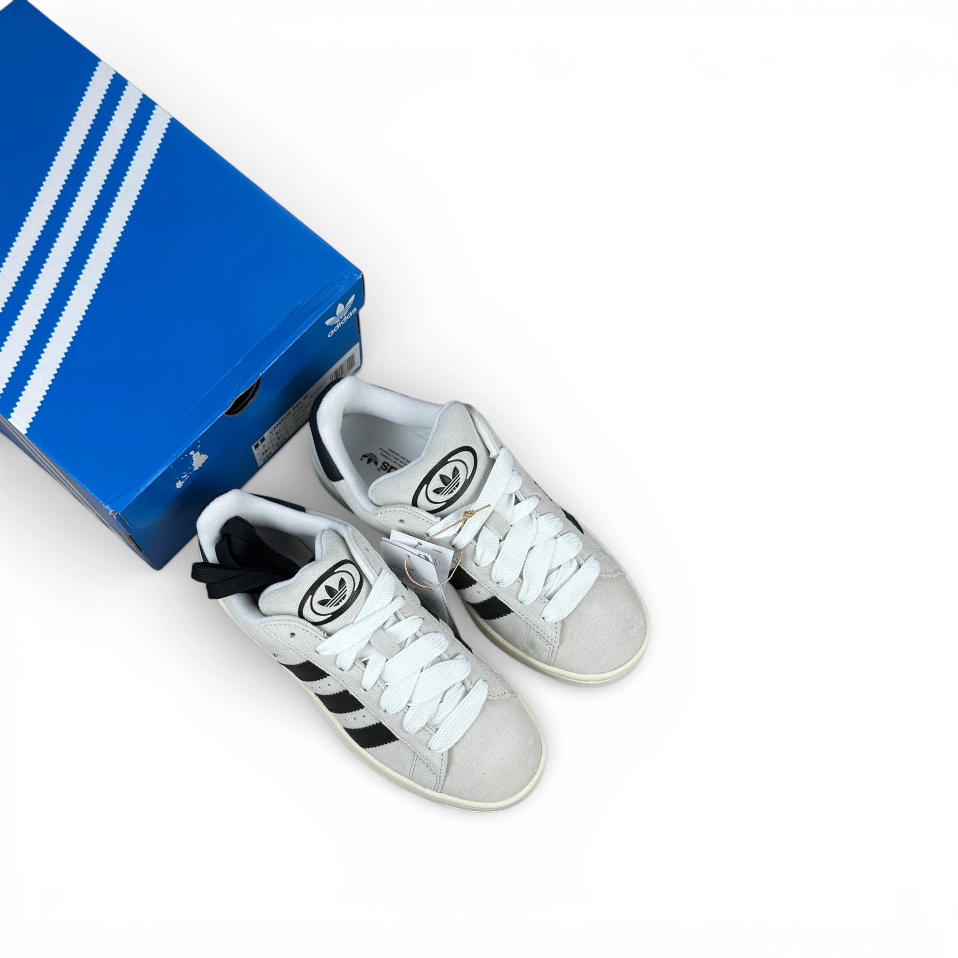 adidas Campus 00s Crystal White Core Black (Women’s) – size EU 38⅔, brand new with original box