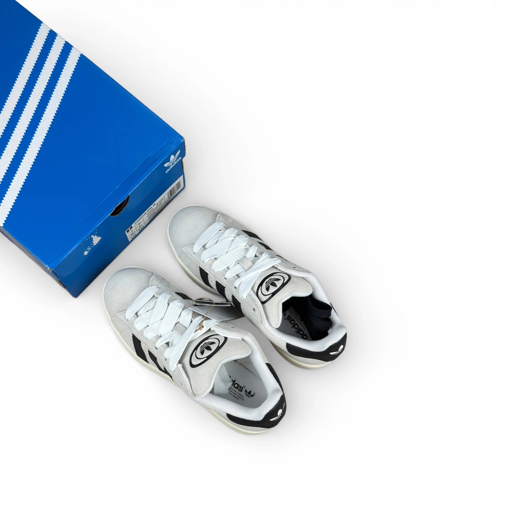 adidas Campus 00s Crystal White Core Black (Women’s) – size EU 38⅔, brand new with original box