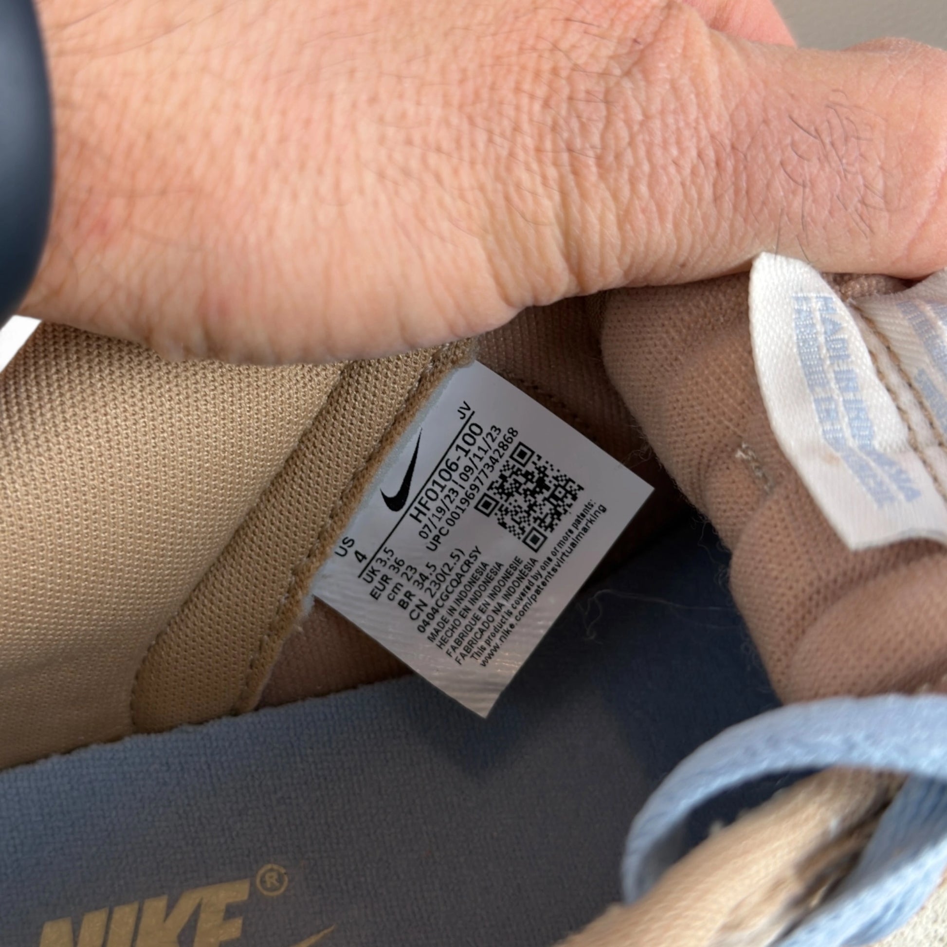 Nike Dunk Low Sanddrift Light Armory Blue HF0106-100 – EU 36, brand new with original box