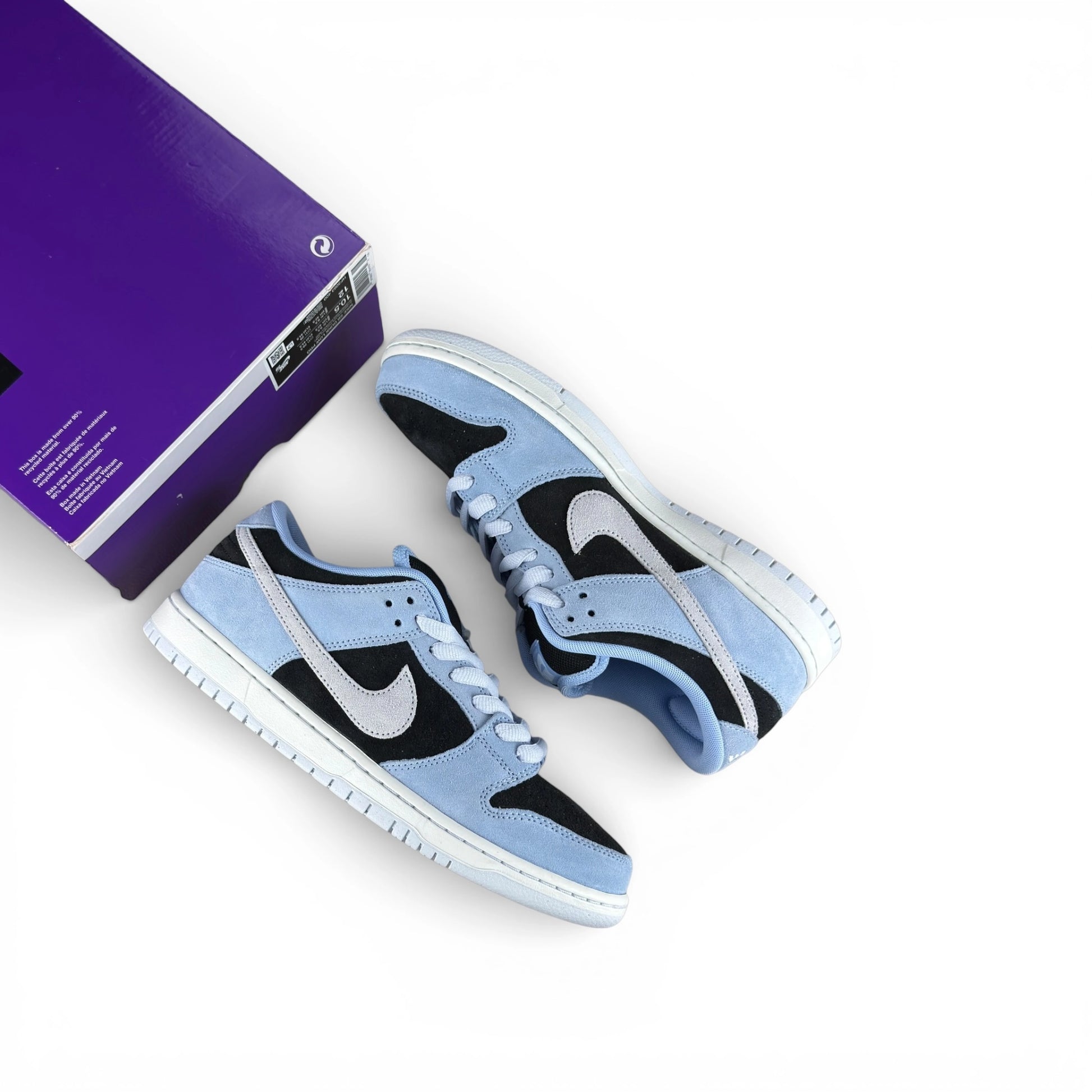 Nike SB Dunk Low Black Aluminum HF3063-400 – EU 44½, brand new with cut outlet box