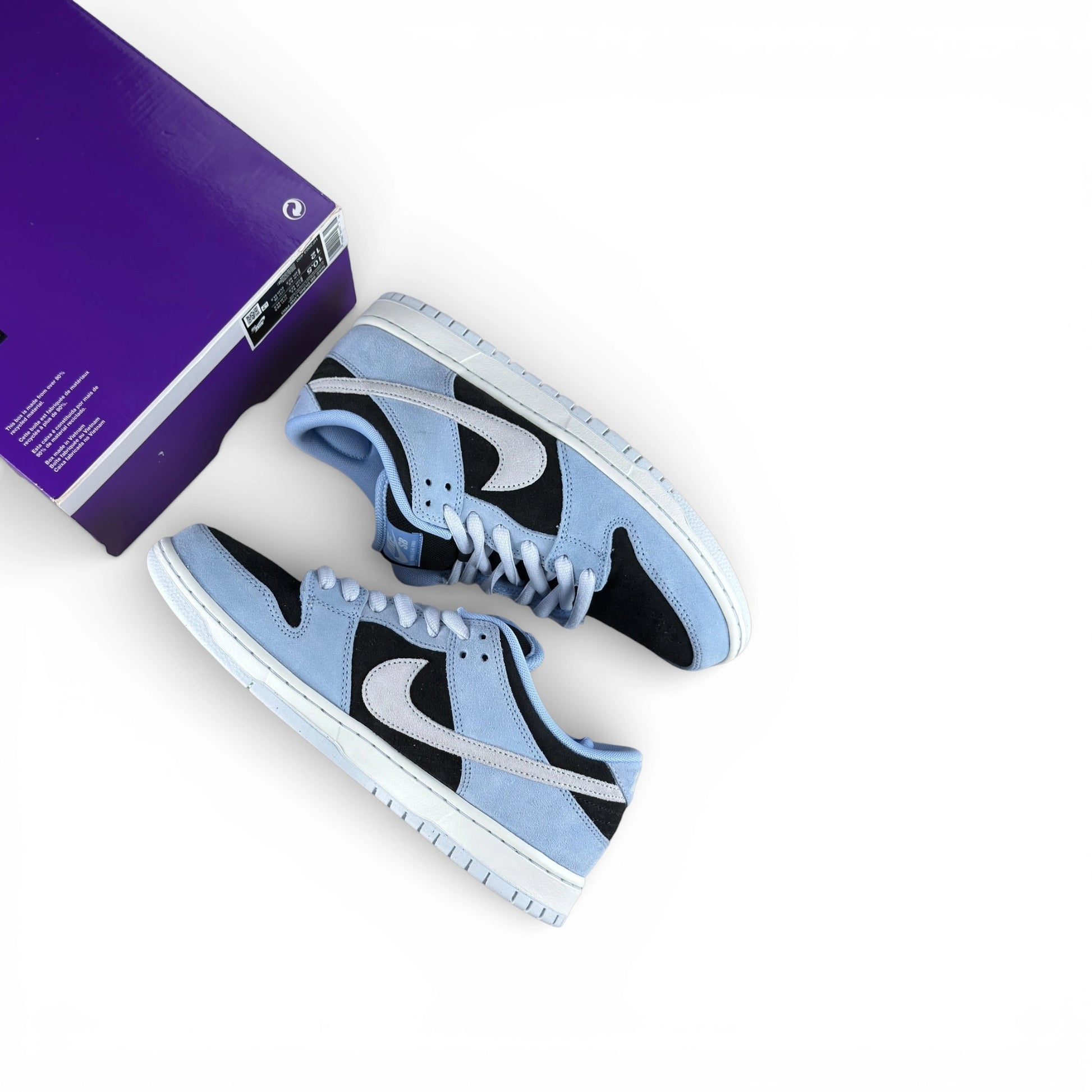 Nike SB Dunk Low Black Aluminum HF3063-400 – EU 44½, brand new with cut outlet box