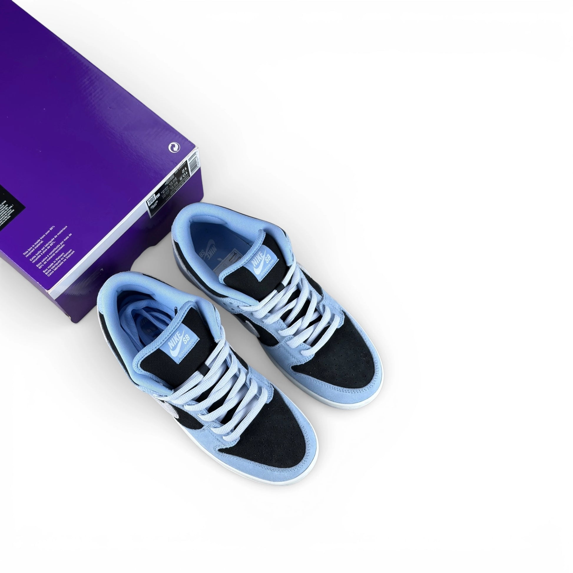 Nike SB Dunk Low Black Aluminum HF3063-400 – EU 44½, brand new with cut outlet box