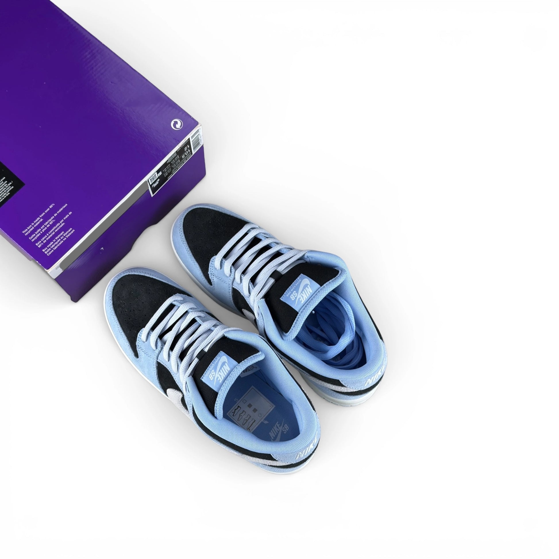 Nike SB Dunk Low Black Aluminum HF3063-400 – EU 44½, brand new with cut outlet box