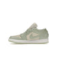 Jordan 1 Low Seafoam Sail women's leather shoe in sail, seafoam, metallic silver, white – image 3 of 4