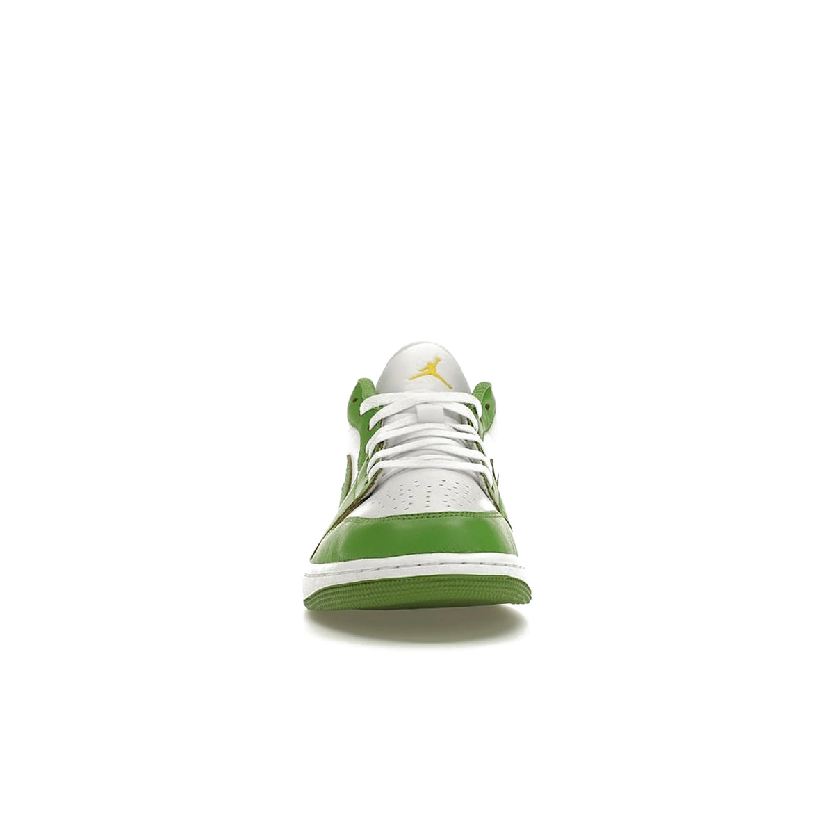 Jordan 1 Low SE Chlorophyll in white with lightning‑chlorophyll accents, leather upper – image 2 of 4
