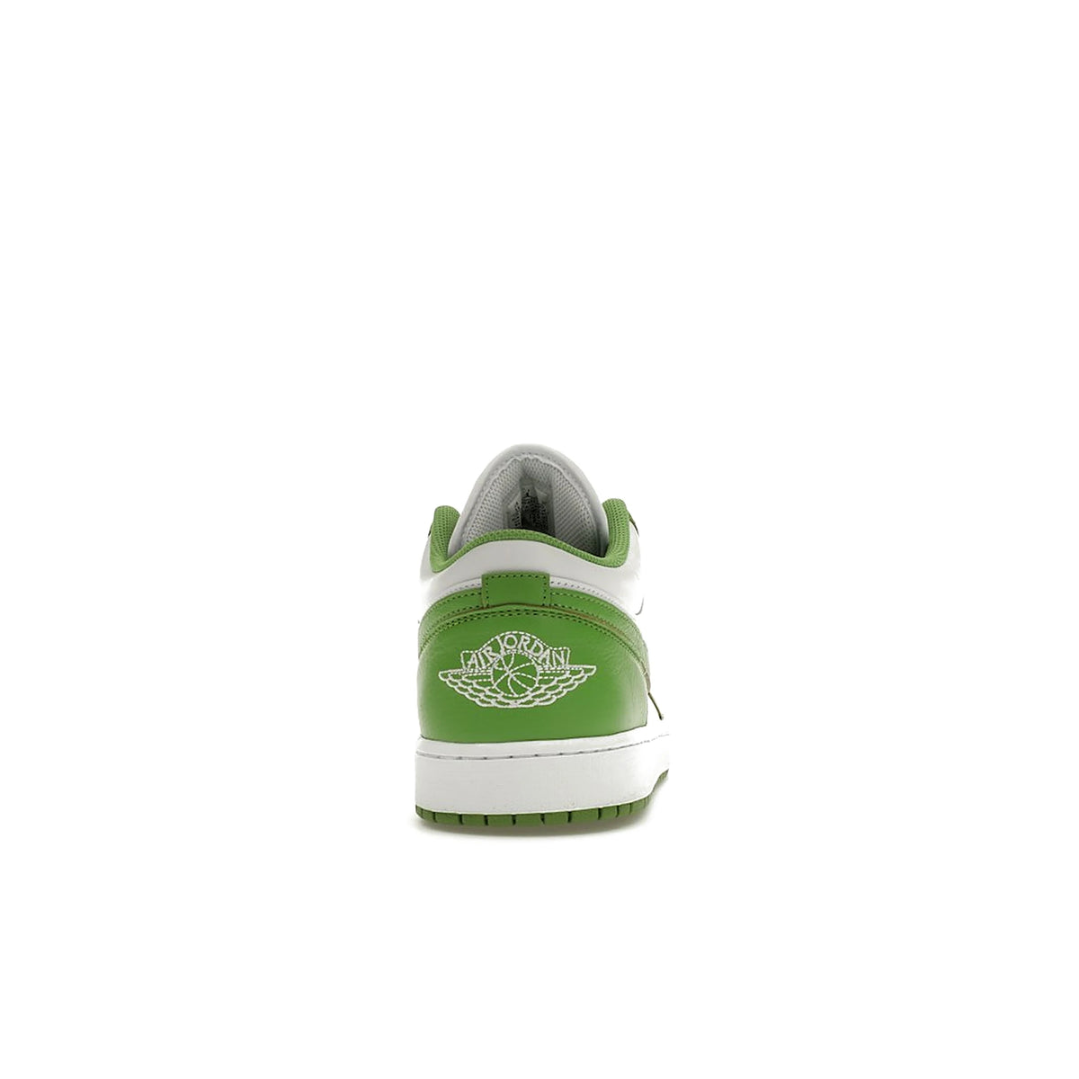Jordan 1 Low SE Chlorophyll in white with lightning‑chlorophyll accents, leather upper – image 4 of 4