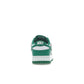 Nike Dunk Low sneakers in white with malachite accents, unisex design – image 4 of 4