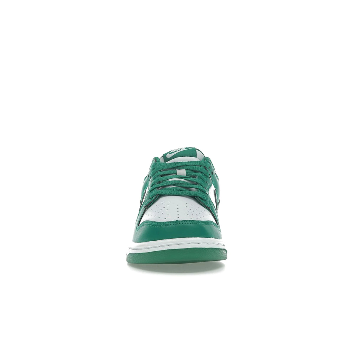 Nike Dunk Low sneakers in white with malachite accents, unisex design – image 2 of 4