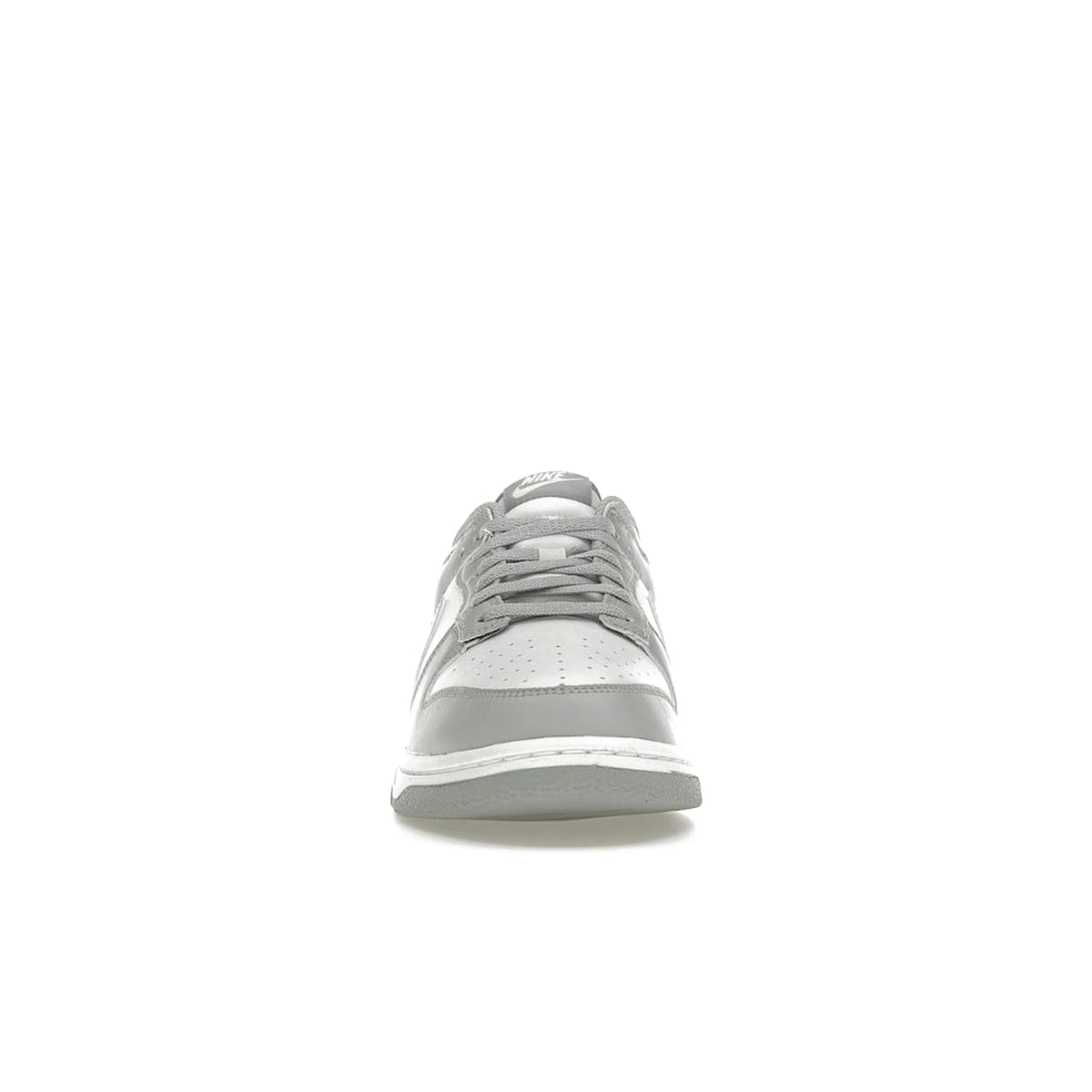 Nike Dunk Low unisex sneakers in white with light smoke grey accents, leather upper – image 2 of 4
