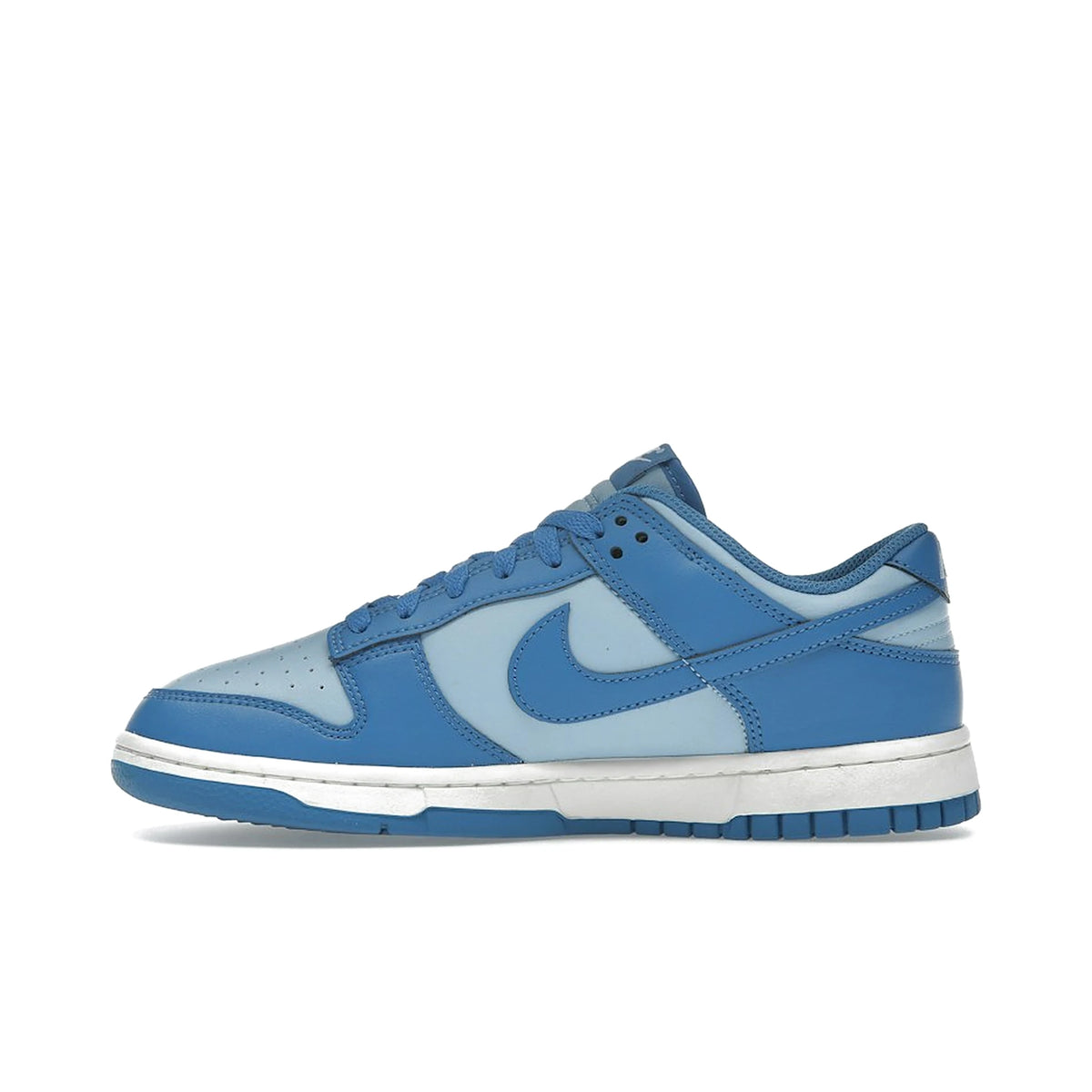 Nike Dunk Low men’s sneaker in Psychic Blue, Star Blue and Sail leather – image 3 of 4