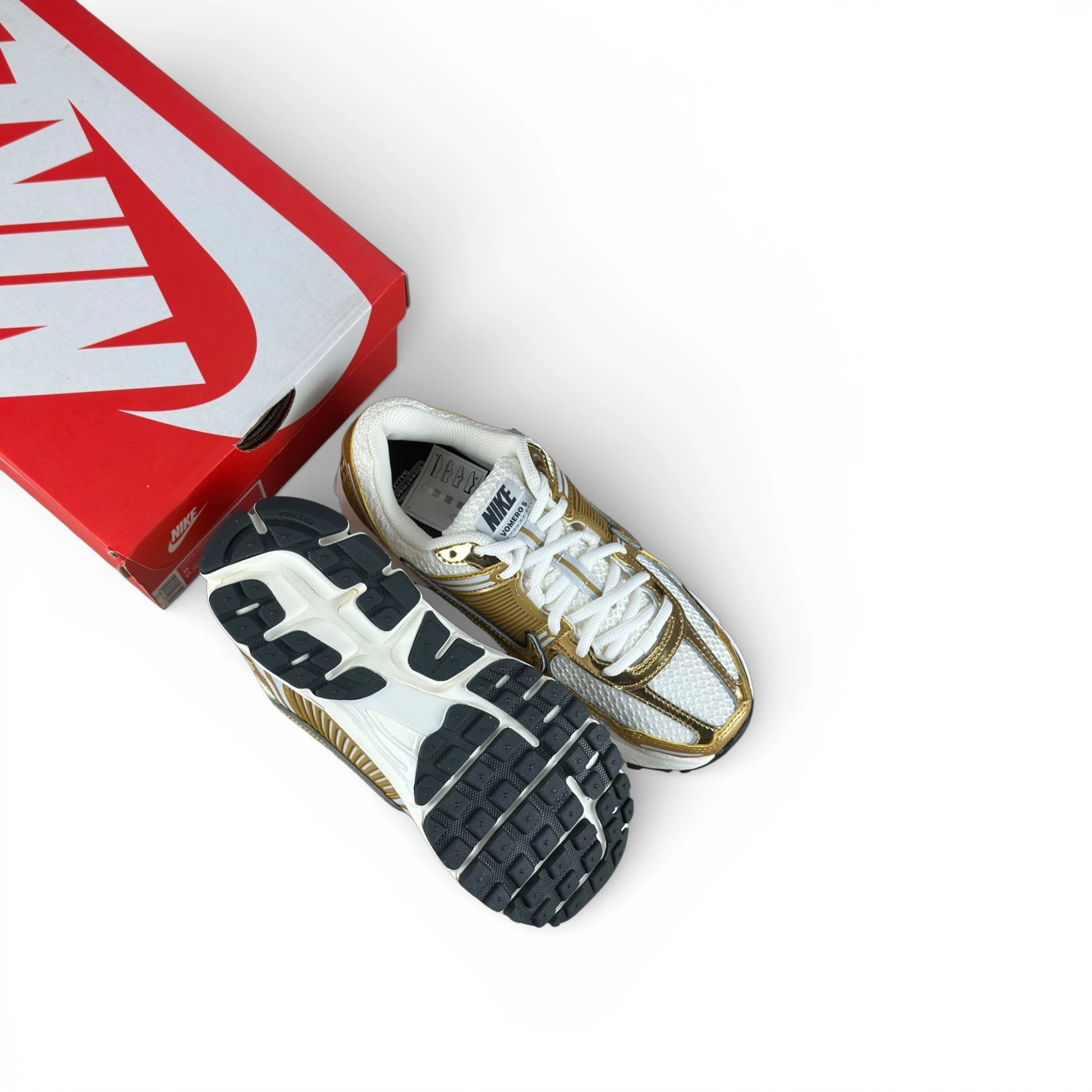 Nike Zoom Vomero 5 Metallic Gold (Women’s) HF7723-001 – EU 39, brand new with original box