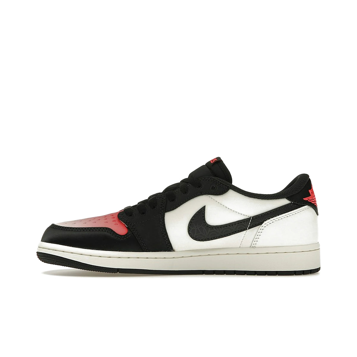Jordan 1 Retro Low OG PSG in Sail/Off Noir‑Infrared with 23‑Pink Oxford leather – image 3 of 4