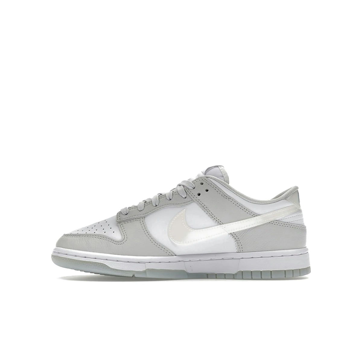 Nike Dunk Low Photon Dust White Blue Ice leather women's sneaker – image 3 of 4