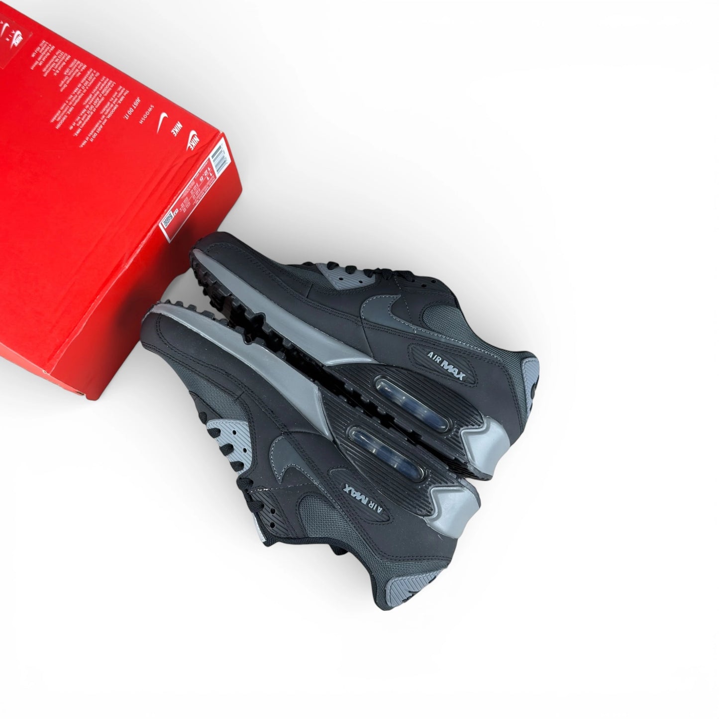 Nike Air Max 90 Black Anthracite Cool Grey HM0625-001 – EU 45, brand new with cut outlet box