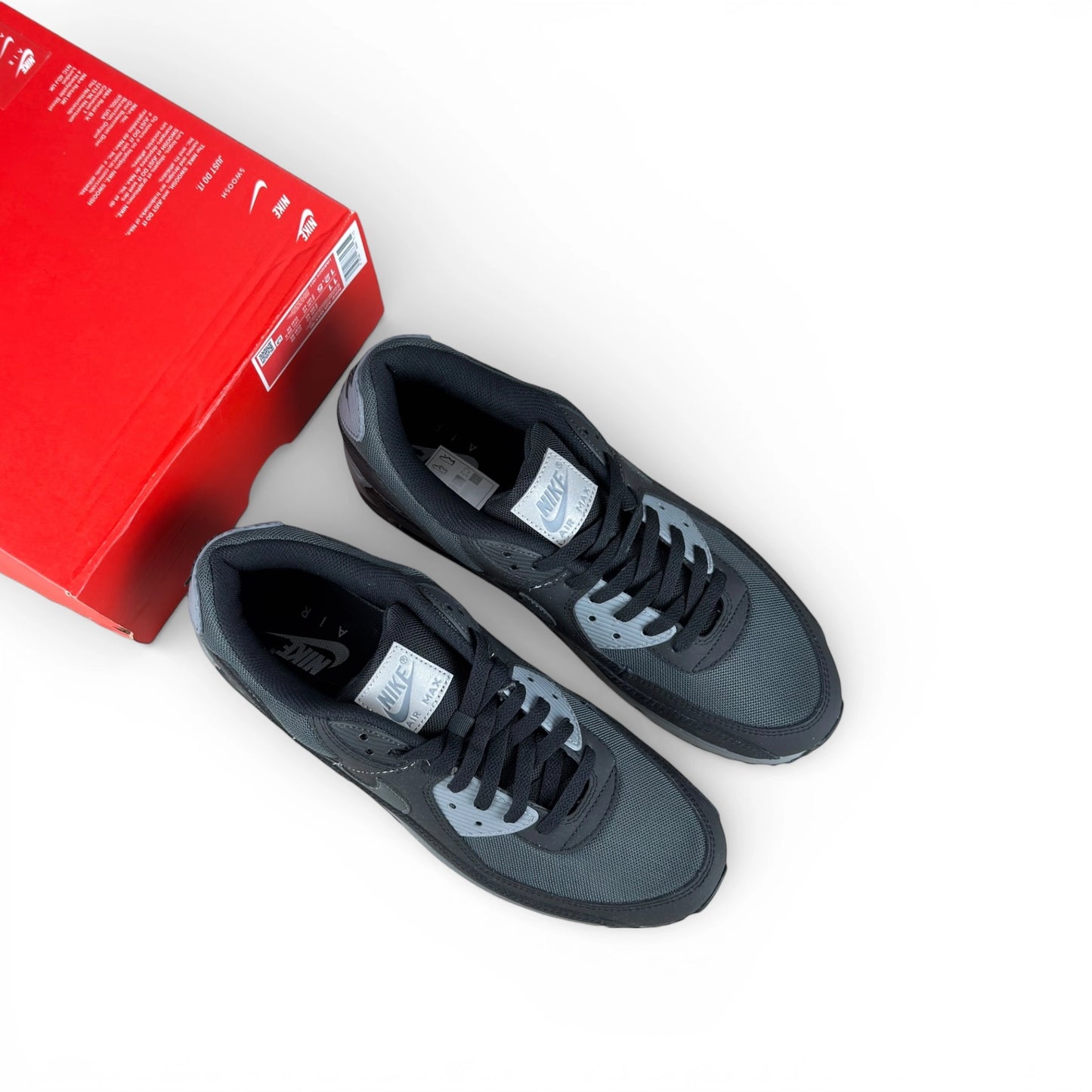 Nike Air Max 90 Black Anthracite Cool Grey HM0625-001 – EU 45, brand new with cut outlet box