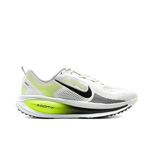 Nike Vomero 18 in Photon Dust, Volt, Black textile sneakers