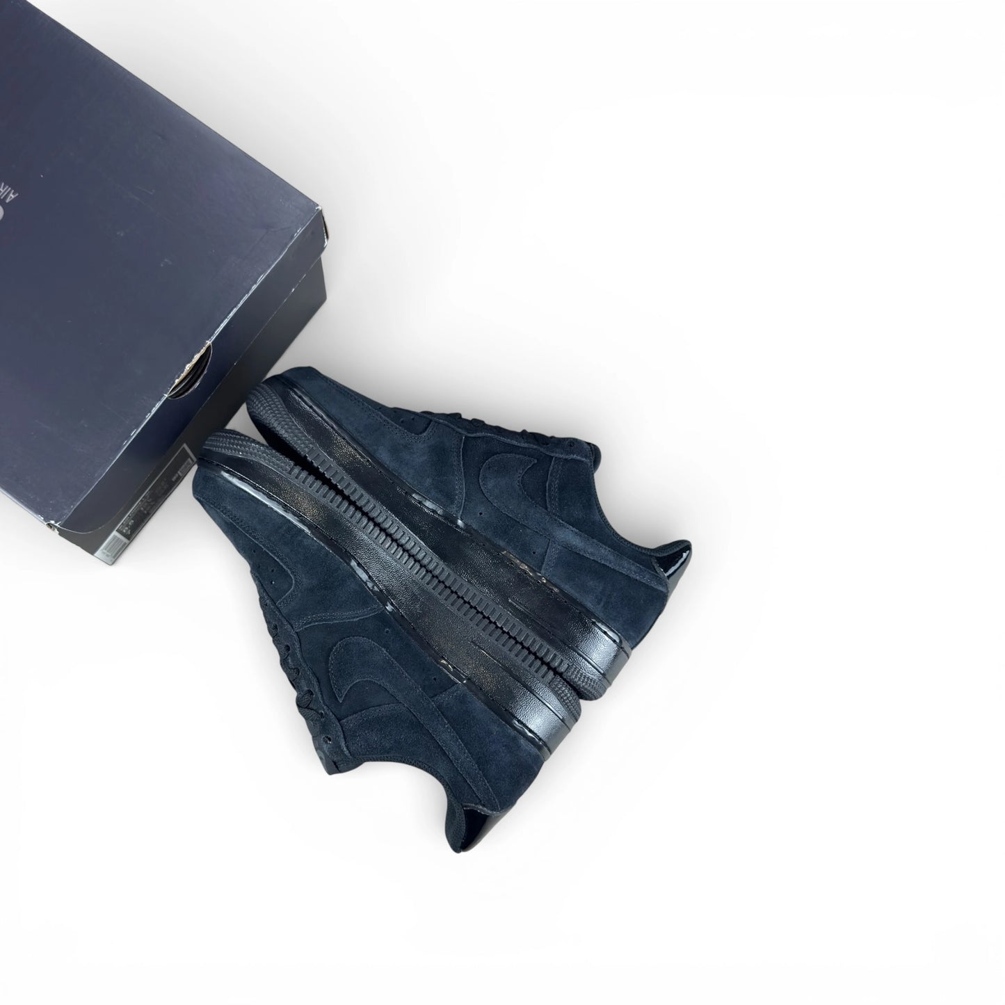 Nike Air Force 1 Low ‘07 Triple Black Suede (Women’s) HM9659-001 – EU 40, brand new with original box