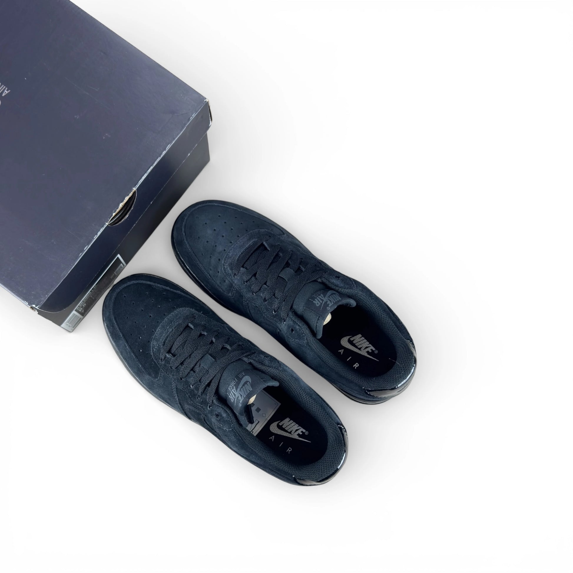 Nike Air Force 1 Low ‘07 Triple Black Suede (Women’s) HM9659-001 – EU 40, brand new with original box