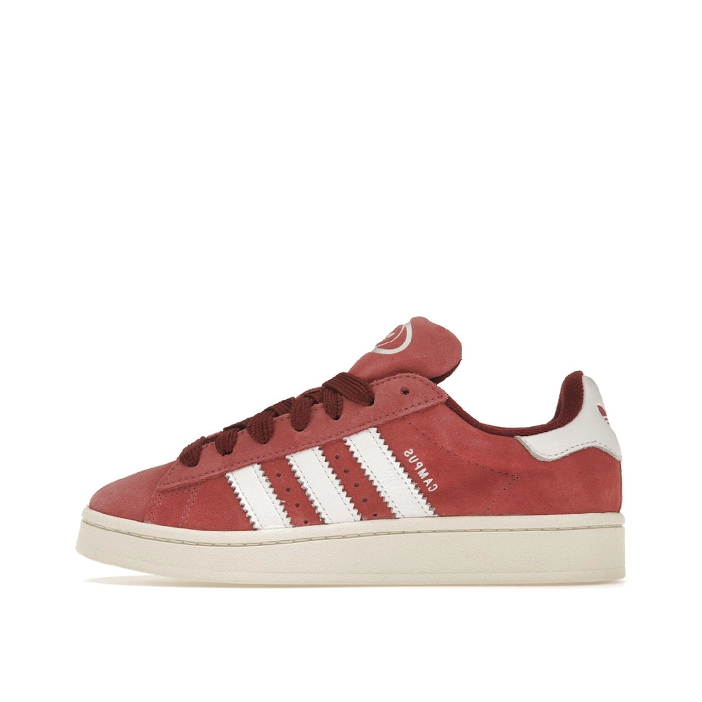 Adidas Campus 00s sneakers, top view, model HP6286, pink strata, women's.