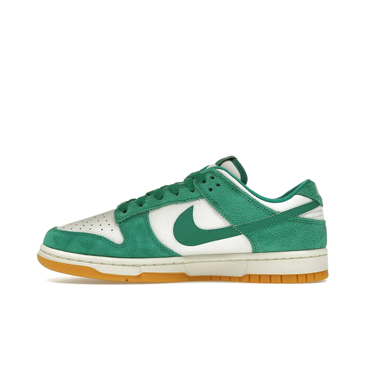 Nike Dunk Low SE Malachite leather sneaker in phantom, gum light brown, coconut milk, malachite – image 3 of 4