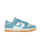 Nike Dunk Low men in leather with Phantom, Baltic Blue, Gum Light Brown and Coconut Milk tones