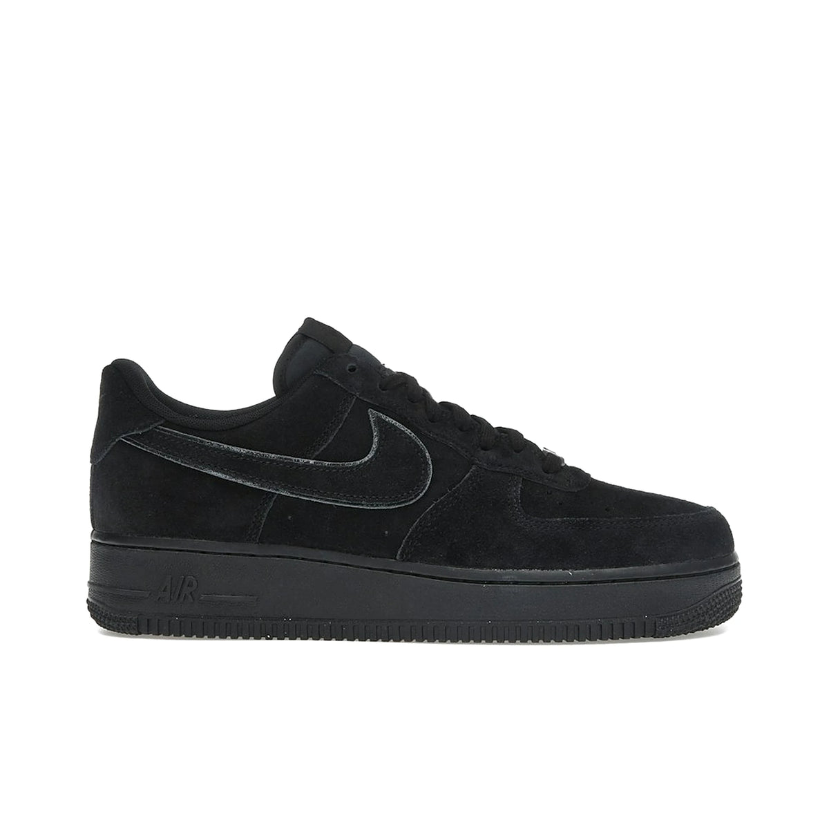 Nike Air Force 1 Low '07 LV8 Black Cat men's leather sneaker in black