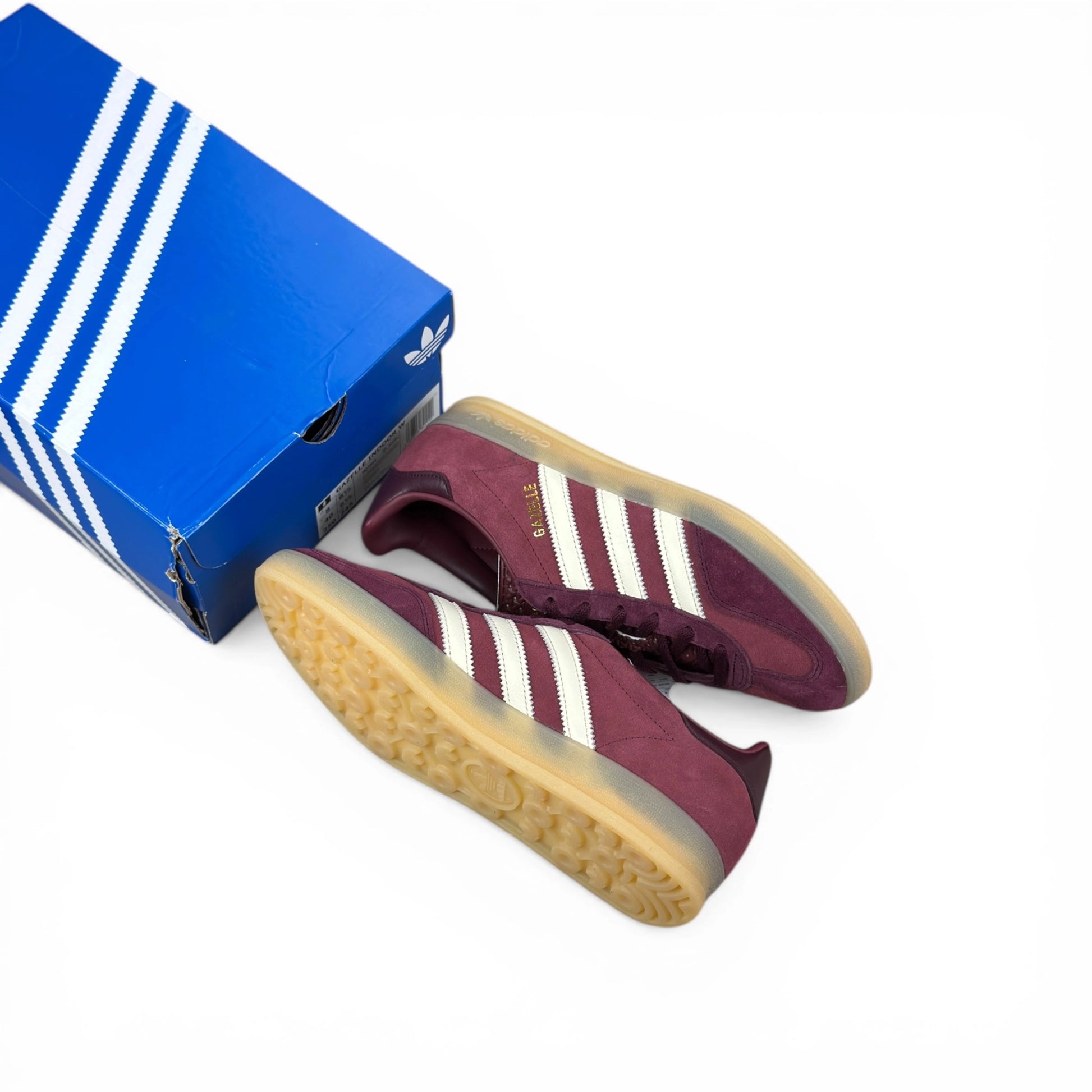 adidas Gazelle Indoor Shadow Red Off White (Women’s) HQ2661 – size EU 40, brand new with original box