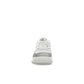 Jordan 4 RM White Metallic Silver women's leather sneaker in white and silver – image 2 of 4
