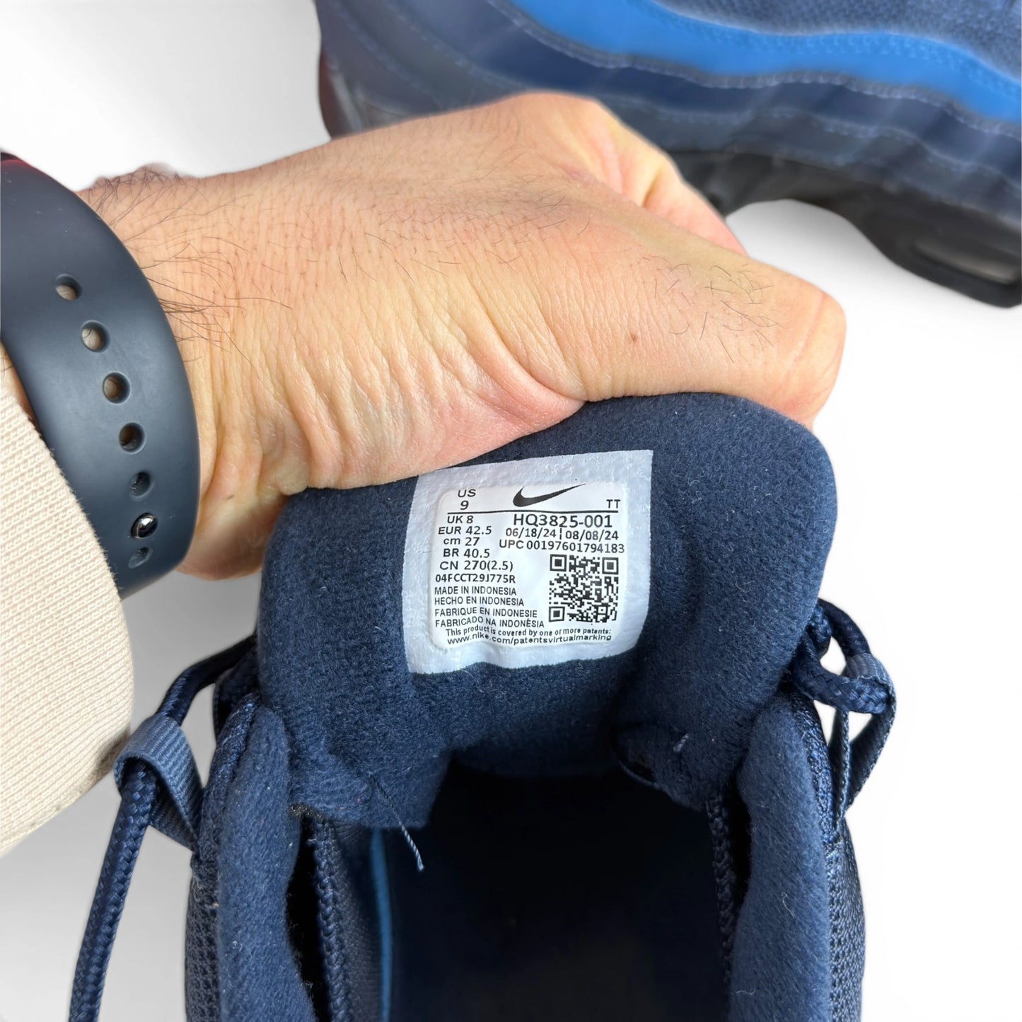 Nike Air Max 95 Thunder Blue HQ3825-001 – EU 42.5, brand new with cut box