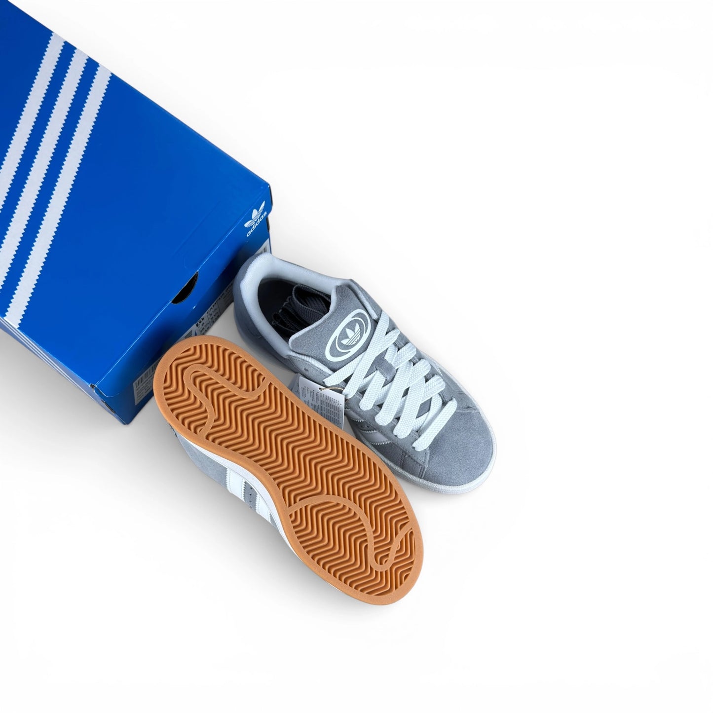 adidas Campus 00s Grey Gum (Kids) HQ6507 – EU 38 2/3, brand new with original box