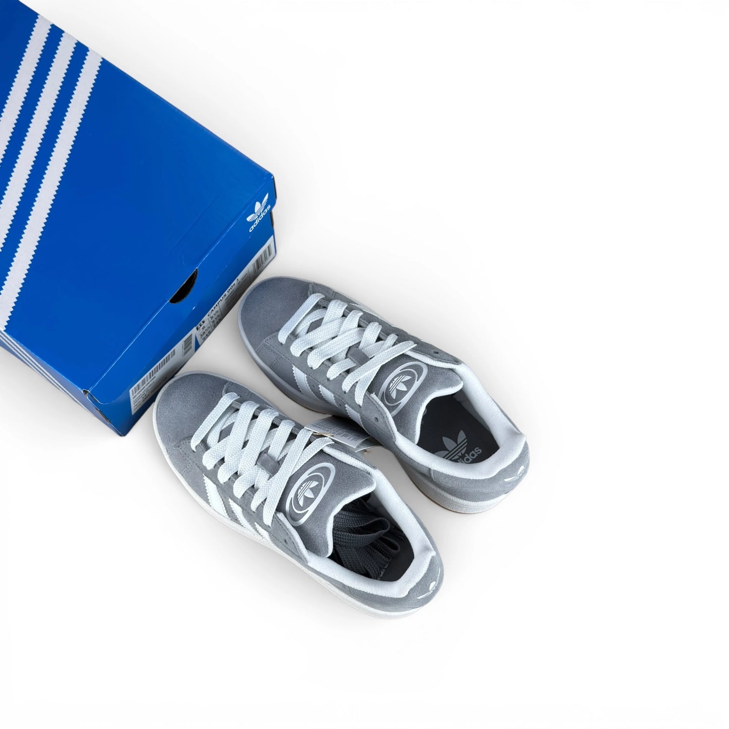 adidas Campus 00s Grey Gum (Kids) HQ6507 – EU 38 2/3, brand new with original box