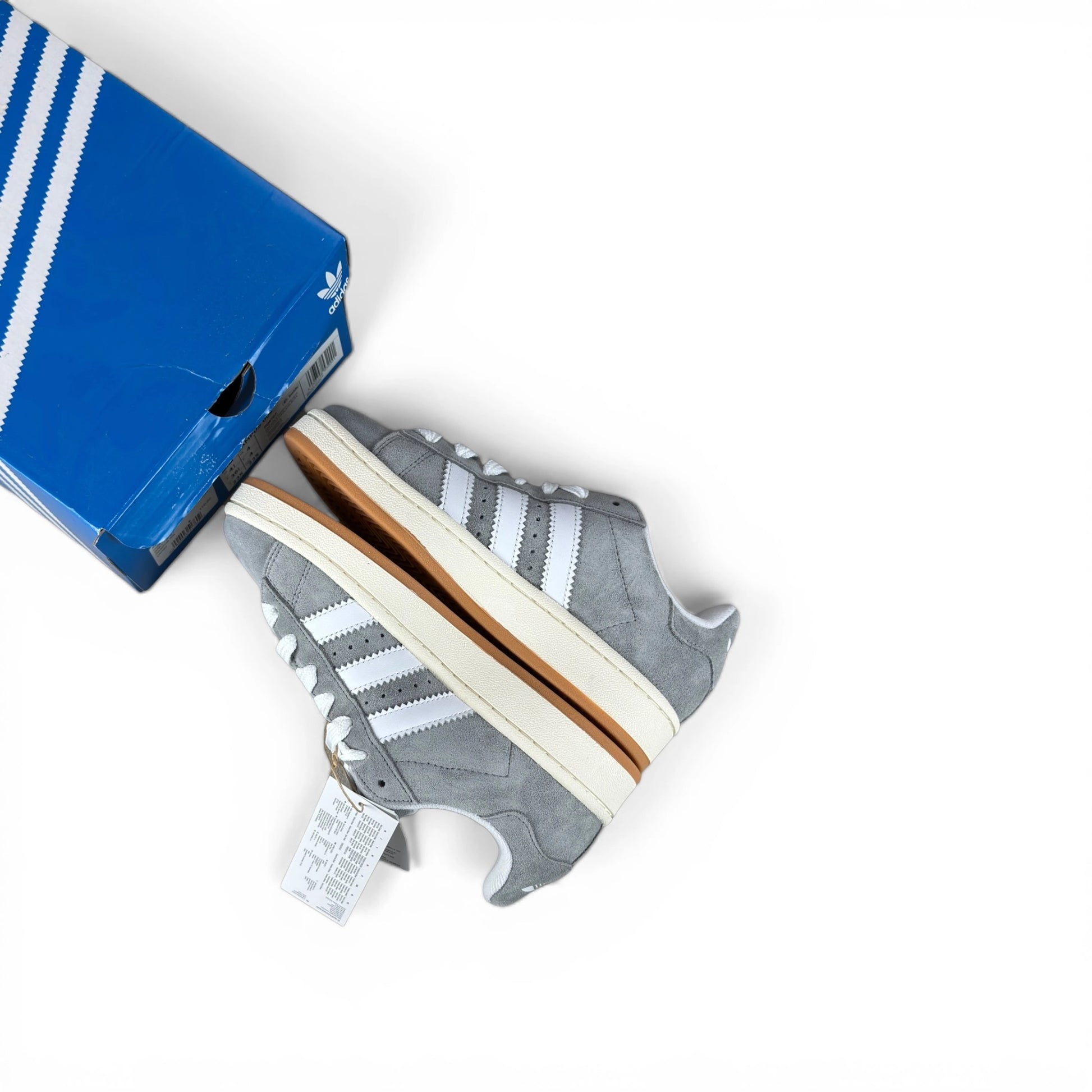 adidas Campus 00s Grey White HQ8707 – EU 36 2/3, brand new with original box