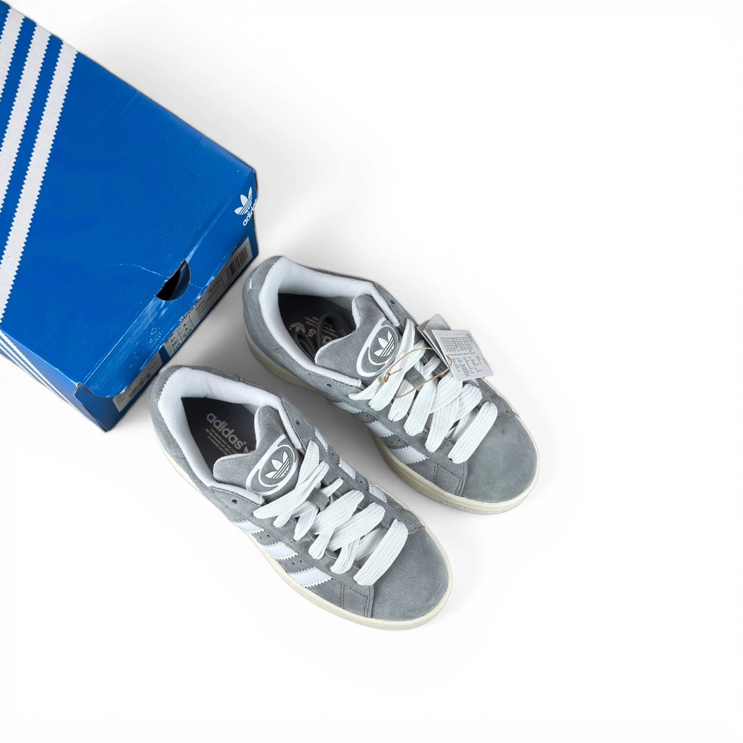 adidas Campus 00s Grey White HQ8707 – EU 36 2/3, brand new with original box