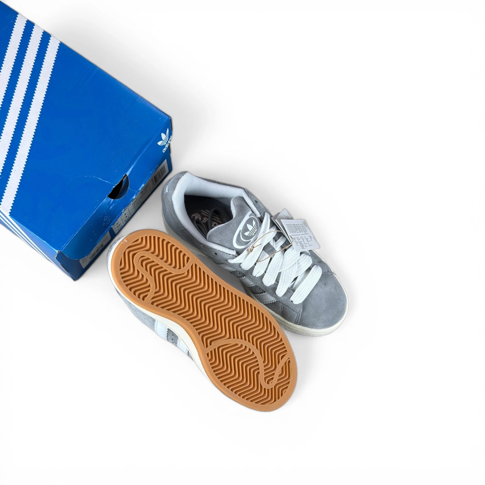 adidas Campus 00s Grey White HQ8707 – EU 36 2/3, brand new with original box
