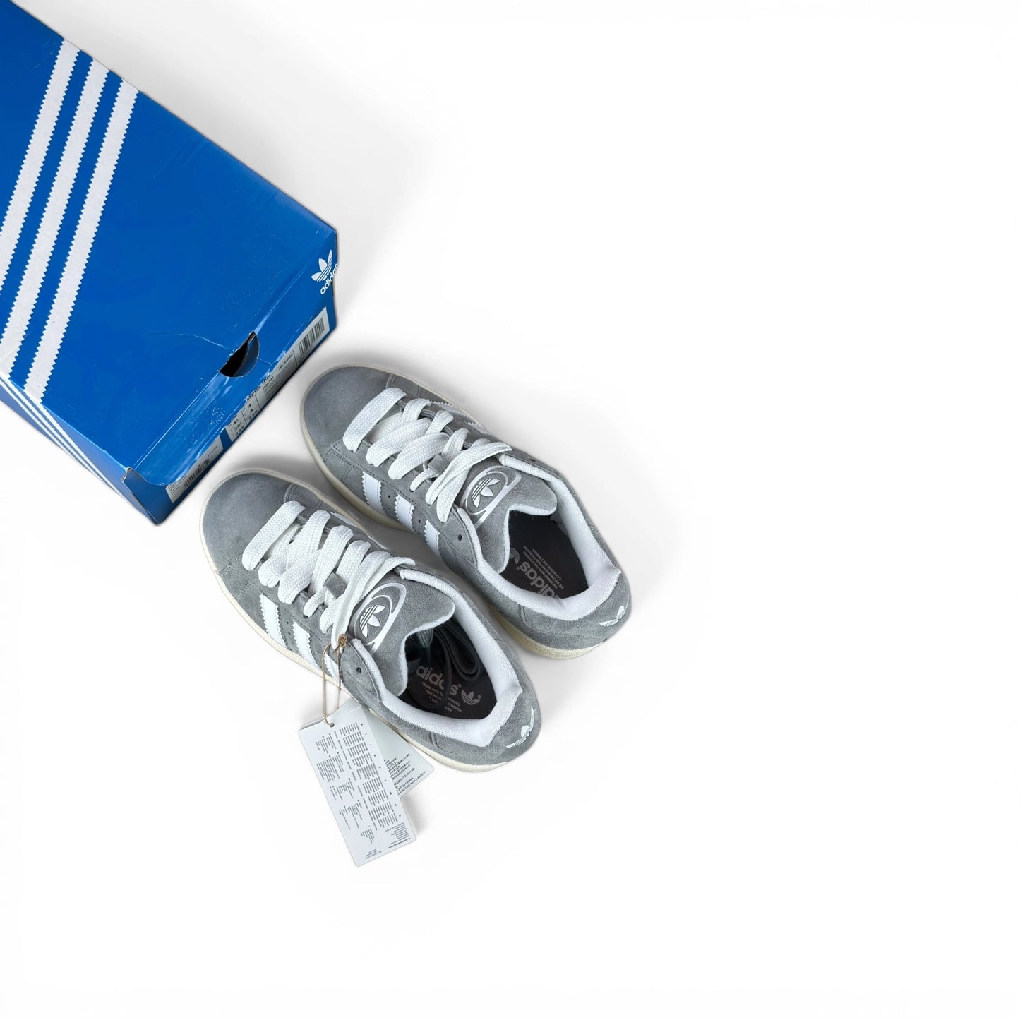 adidas Campus 00s Grey White HQ8707 – EU 36 2/3, brand new with original box