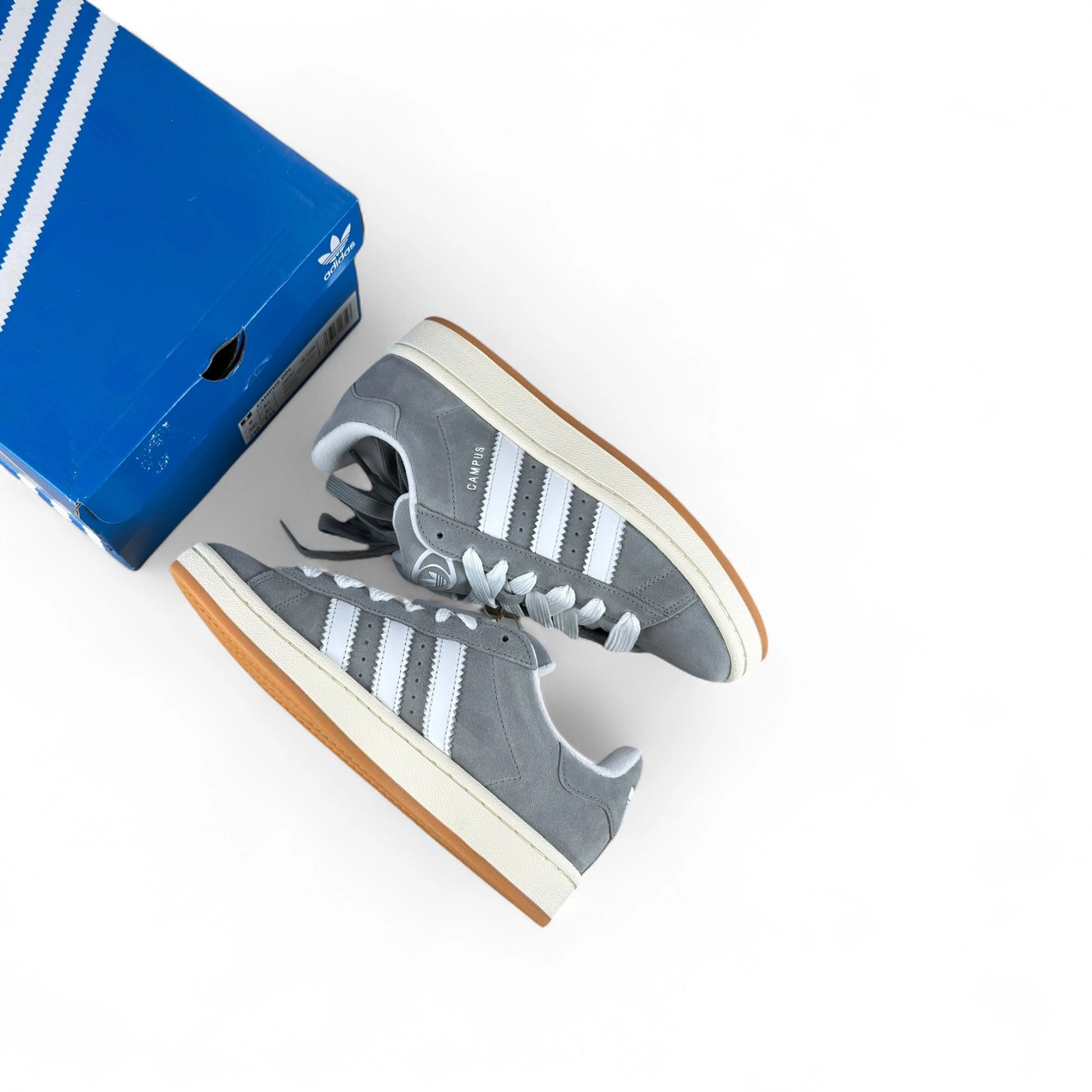 adidas Campus 00s Grey White HQ8707 – EU 38 2/3, brand new with original box