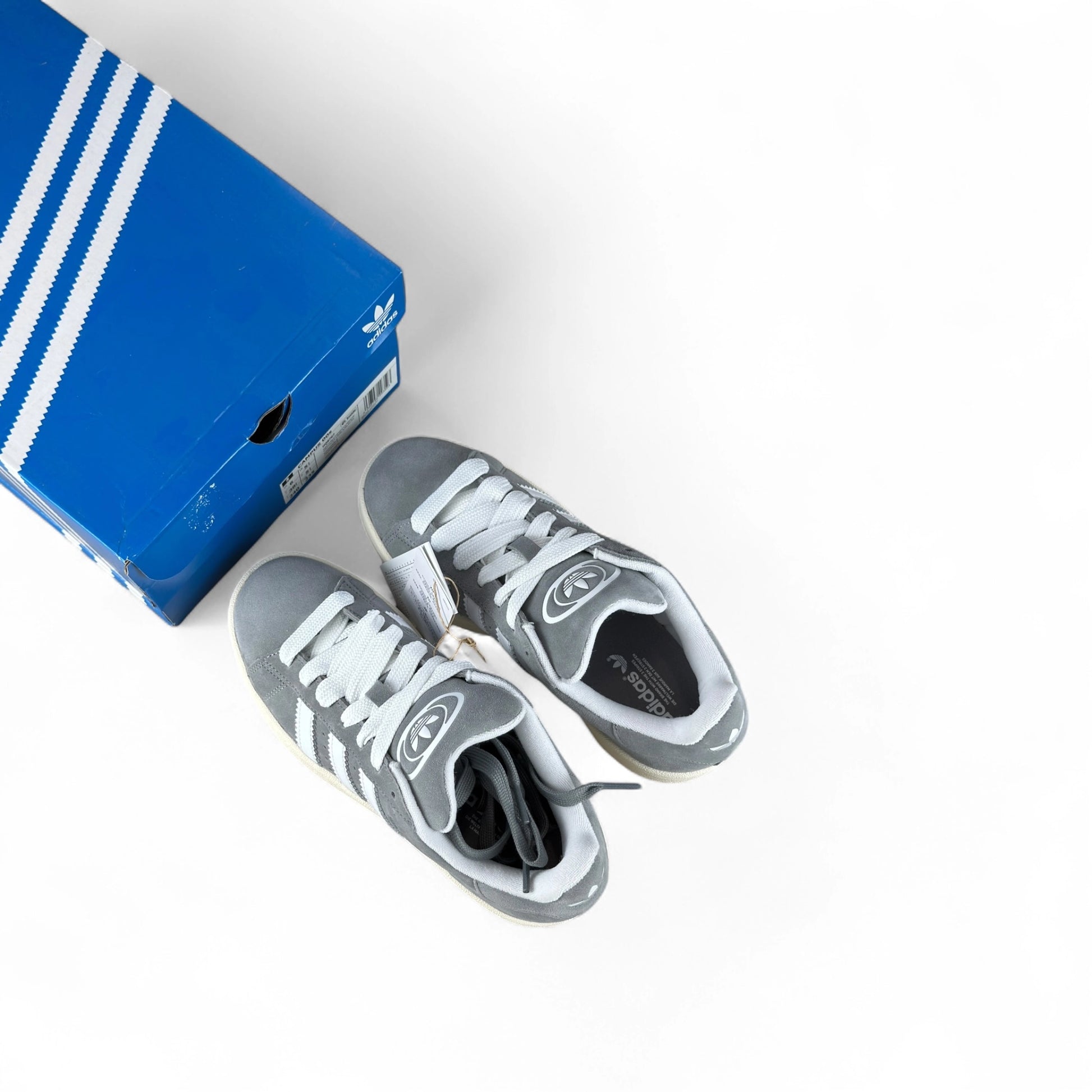adidas Campus 00s Grey White HQ8707 – EU 38 2/3, brand new with original box