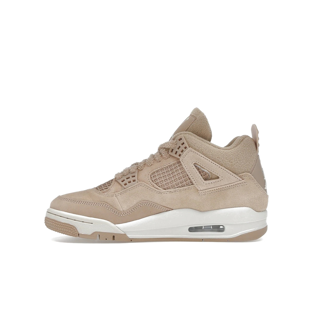 Jordan 4 Retro Cozy Girl women's shoe in hemp and light orewood brown leather – image 3 of 4