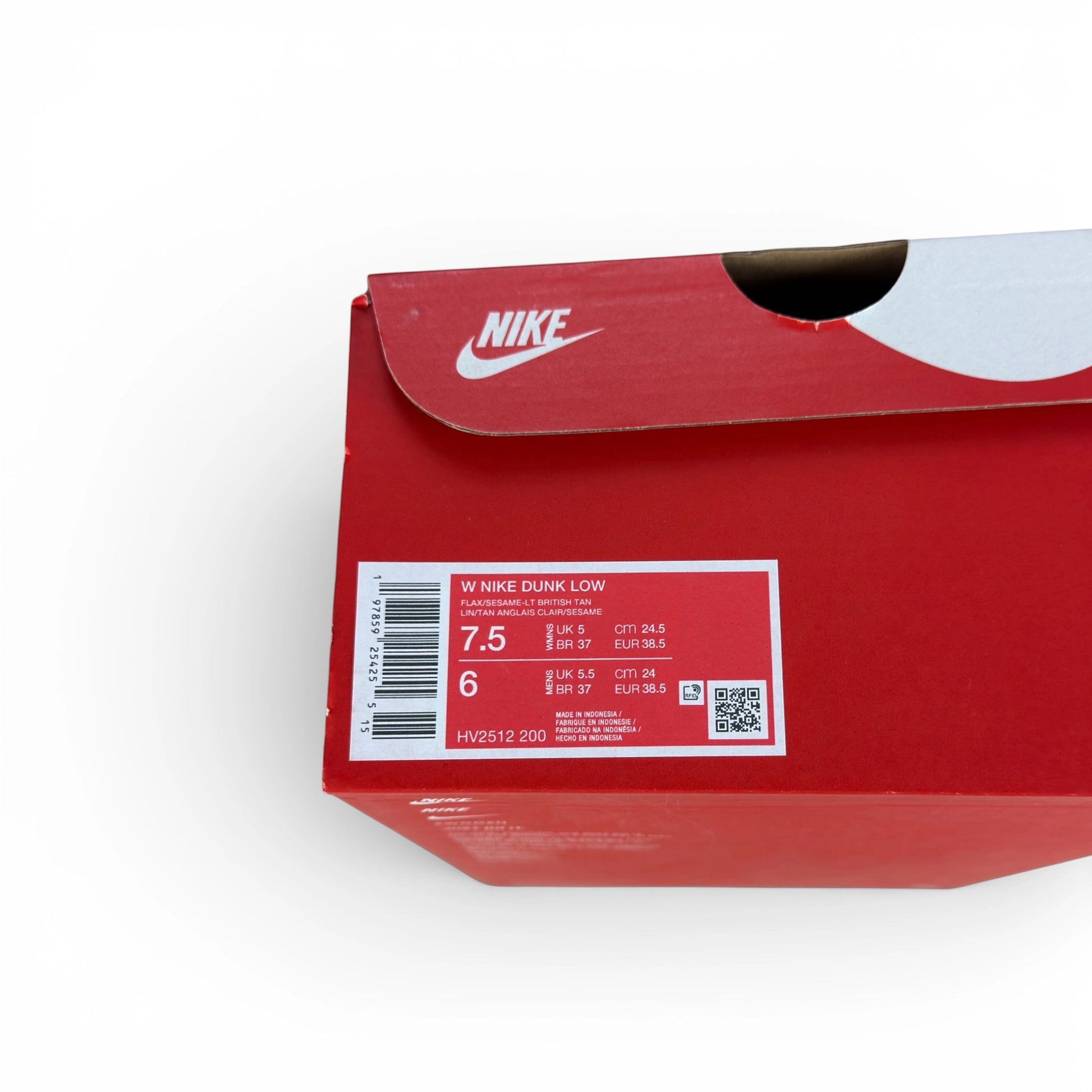 Nike Dunk Low Reverse Maple (Women’s) HV2512-200 – EU 38.5, brand new with original box